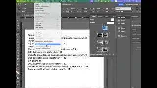Table of Contents and Tabs in InDesign