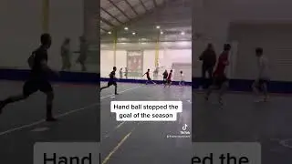Hand ball stopped the goal of the season ⚽️⚽️⚽️
