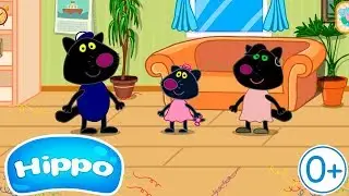 Гиппо 🌼 День Рождения 🌼 Семья Чёрных котов 🌼 Обзор игры (Hippo)