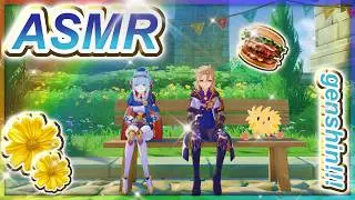 Genshin Impact asmr 🍔👾👾👾RAMBLE