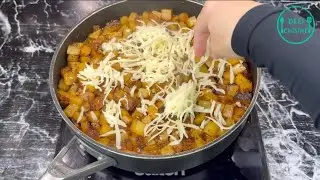 Versez les pommes de terre dans la sauce bolonaise pour un dîner facile, rapide et original 🥔