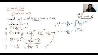 The basics of Quadratic Equation #maths #mathematics #class10 #concept