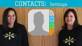 iPhone / iPad Contacts - Settings