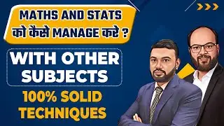 How to Manage Business Mathematics & Stats with Other Subjects | CMA Foundation Dec 24 | ICMAI Exam
