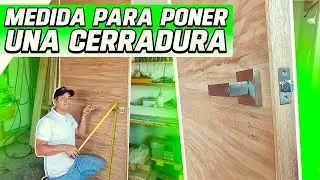 COMO PONER UNA CERRADURA DE RECAMARA #elmueblemoderno