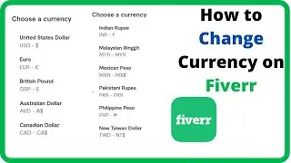 How to Change Currency On Fiver