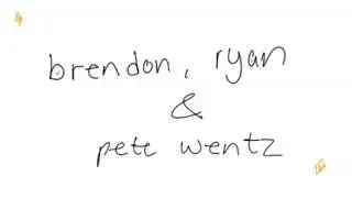 brendon urie, ryan ross & pete wentz
