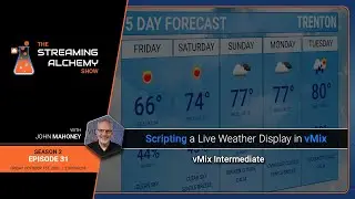 WEATHER CONTROL! Scripting a Live Display in vMix Like a Pro