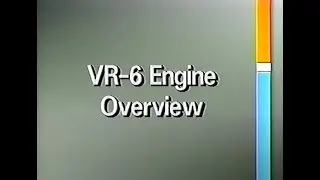 Volkswagen (US) - Tech Talk 244 - VR-6 Engine Overview (1991)