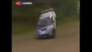 Defalarca takla attı!