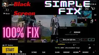 GAMELOOP PUBGM Black Screen Glitch | 100% fix | Easy Tips | 
