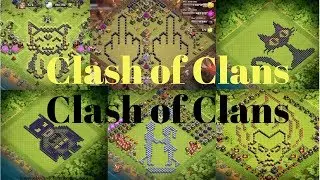 Clash of Clans Beautiful Arrangement Of Bases Clash of Clans