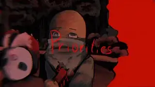 Priorities meme animation || Дана × Бурис || FlipaClip + Cap Cut ... (Я усталь 😭😭😭)