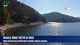 Bolu Göynük Sünnet Gölü'nü kuraklık vurdu #sünnetgölü #bolugöynük