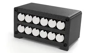 No.3 - 3D Printed Casing for Flip-disc Binary Clock
