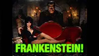 Frankenstein Thriller Video Hosted BY Elvira VHS