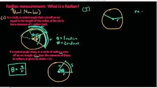 Definition of Radian Measurement