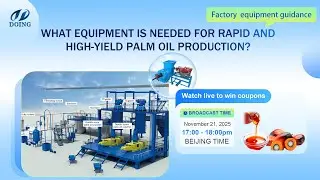 What equipment is needed for rapid and high-yield palm oil production?|Palm Oil Machinery & Process