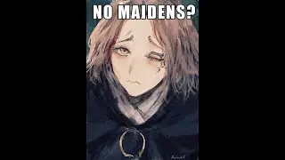 maidenless tarnished scum bullies margit with a piece of scrap metal and a kitchen knife