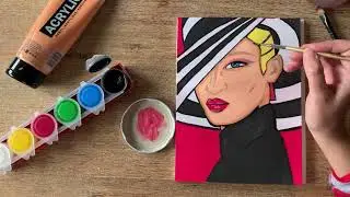 Tutorial de dibujo y pintura para principiantes #119 : como pintar una foto en estilo comic fácil.