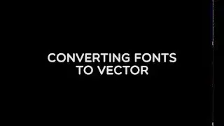 Convert Text to Outlines