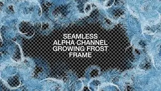 Growing Frost Frame | Motion Graphics - Videohive template