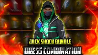 Jock shock bundle dress combination || dress combination with jock shock bundle free fire