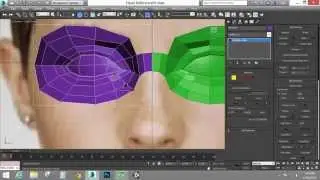 Edge Modeling a Head Part 1 (Autodesk 3ds Max)