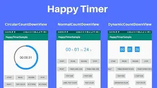 HappyTimer - An Android CountDown timer Ui library