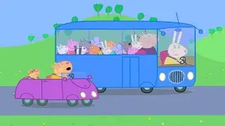 Peppa Pig Watches Pedro Miss the Bus 🐷 🚍 Adventures With Peppa Pig