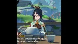 Xianyun didn't expected that from Shenhe | Genshin Impact #lanternrite #xianyun #shenhe