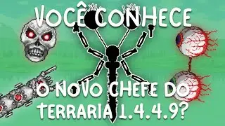 VOCÊ Conhece o NOVO CHEFE do #terraria 1.4.4.9? #shorts