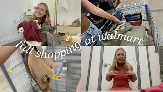 come fall outfit shopping with me at ✨walmart✨ - 2023 fall fashion & outfit inspo (haul + try on)