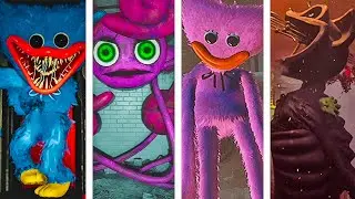 All Endings from Every Game - Poppy Playtime Chapter 1 vs Chapter 2 vs Chapter 3