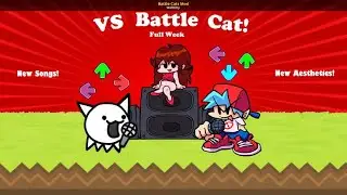 FNF VS BATTLE CAT (FNF MODS) HARD