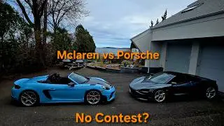 Porsche 718 spyder rs vs Mclaren 720s | The $200k question!