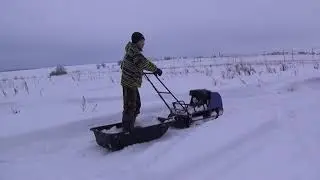 Мотобуксировщики ,Снегоходы .Пробег Сива-Кулига ,февраль 2017.