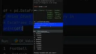 DataFrame Pandas | Count By Values 