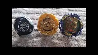 Beyblade Burst Battle: Morrigna M5 Vs. Golden Judgement Dragon D5 Vs. Vanish Fafnir F7