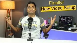 My New YouTube Video Setup 😍 | Channel Update | YouTube Studio Setup 2022
