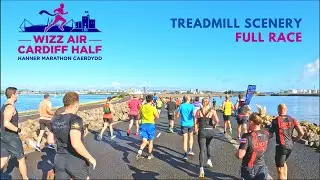 Cardiff Half Marathon 2022 Full Race October | Virtual Run Fast Race Treadmill Workout Scenery
