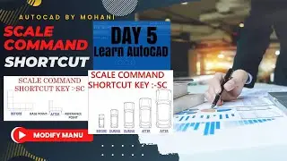 How to use Scale command in autocad. 2023