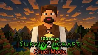 I Survived 100 Days [Hardcore] In SurvivalCraft 2