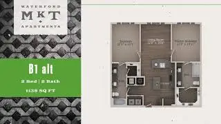 Waterford Market B1-ALT - Light Cabinets