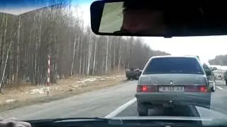 Жуткая авария. Трасса Орша-Витебск(перед Богушевском)