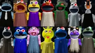 PLAYING AS ALL CHARACTERS! ROBLOX PUPPET PIGGY