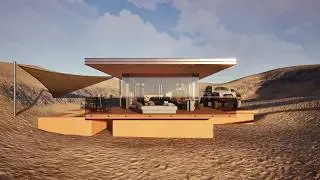 DESERT HOUSE | FULL ARCHVIZ WORKFLOW | ARCHICAD | TWINMOTION | UNREAL ENGINE 5