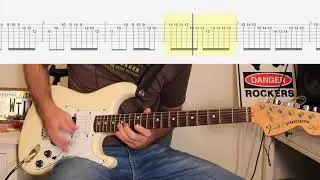 How Blackmore plays Bach's Brandenburg guitar lesson