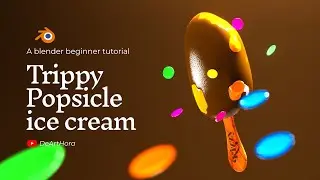 🌈🍦😱Modeling the Craziest Trippy Popsicle in Blender 3D! 🚀🔥