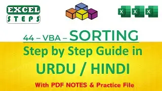 44 – Excel VBA Code to Sort Date | Multiple Column Sorting | Excel Automation | 